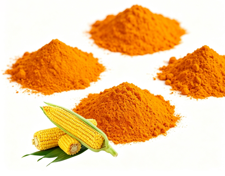Zeaxanthin Powder close-up texture detail