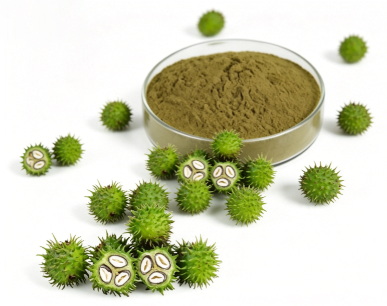 Tribulus Terrestris Powder close-up view